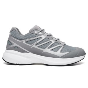 GoldMoral Men’s Grey Mesh Elevator Shoes Invisible Height...