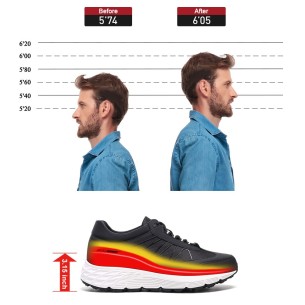 GOLDMORAL Premium Height Increasing Black Sneakers... 2