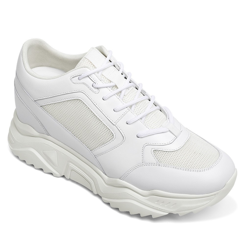 GoldMoral Men’s White Leather...