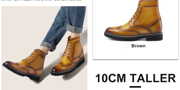 4 Inch Height Increasing Shoes: What Do They Look Like?